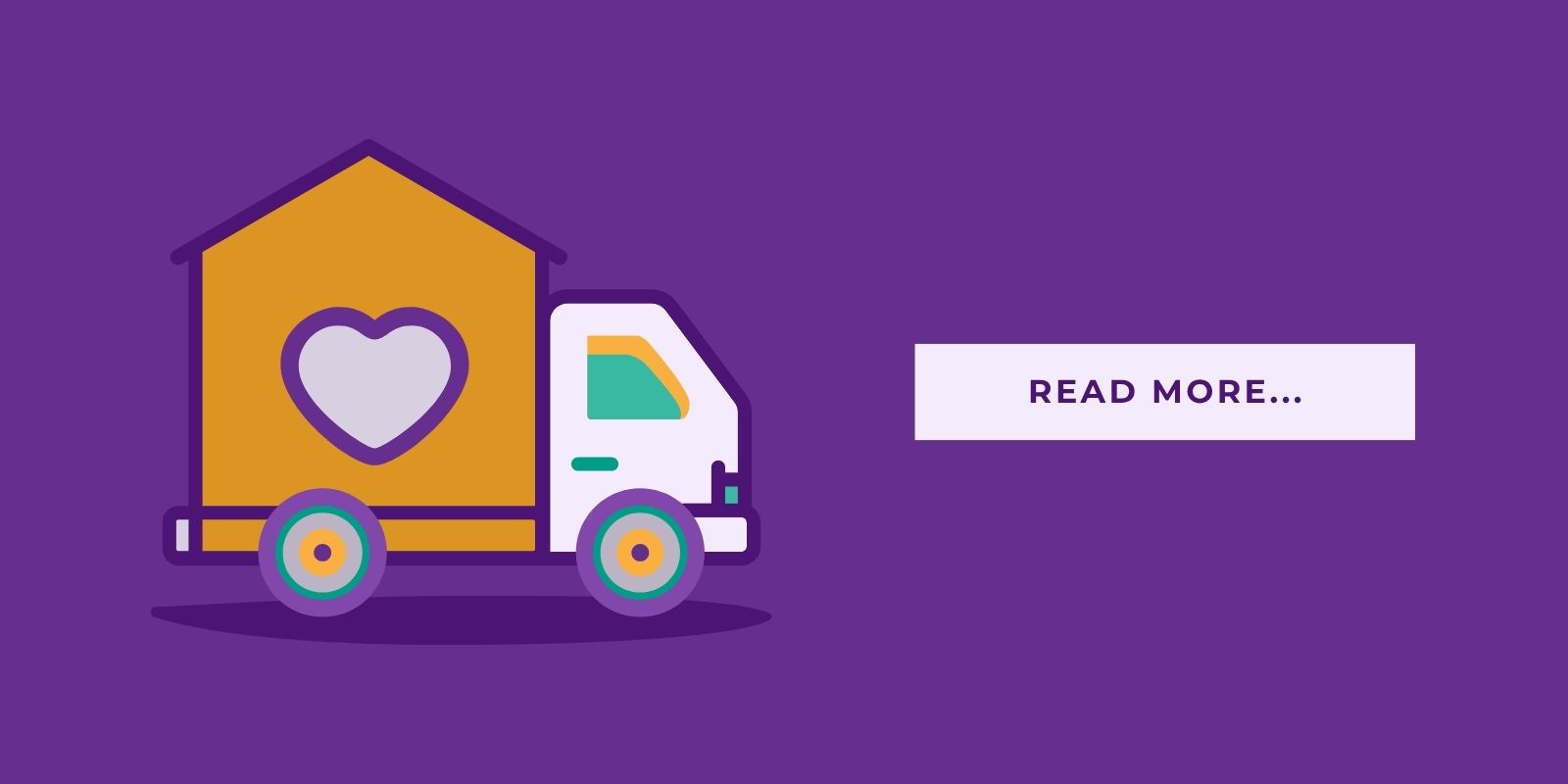 Blog Header Illustration of a truck and it says 'read more'